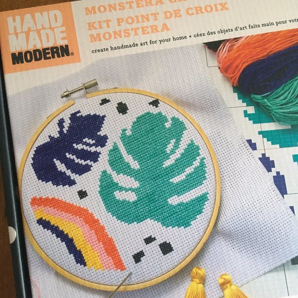 Handmade Modern cross stitch kits NIB - Picture 4 of 13